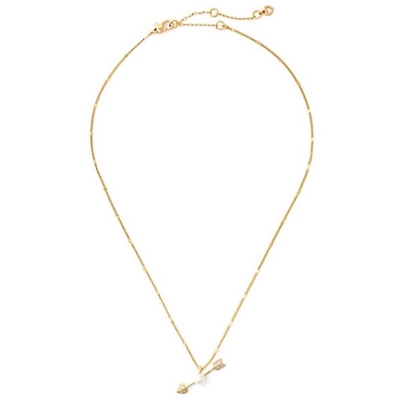 KATE SPADE • Love Game Pearl Arrow Pendant Necklace - Picture 3 of 6
